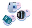 Castiga un telefon iPhone 17, un ceas inteligent Apple Watch 11 sau vouchere Carrefour de 300 lei fiecare