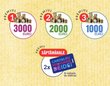 Castiga unul din cele 3 mari premii in valoare de 1000, 2000 sau 3000 euro