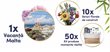 Castiga o vacanță de vis în Malta, seturi aranjamente florale decorative de construit sau coșuri cu produse Dove pentru momentele tale de răsfăț
