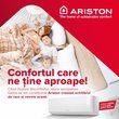 Castiga un aparat de aer condiționat Ariston sau premii în bani în valoare de 500 de lei fiecare