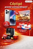 Castiga un telefon iPhone 18 Pro Max sau city break-uri la Roma