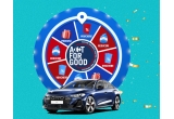 Castiga o masina Audi A5 Limuzina 35, un produs gratuit sau un voucher Carrefour de 10 lei