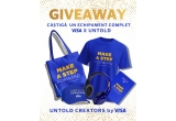 Castiga un pachet de merch oficial Untold Creators by Visa cu vibe de festival