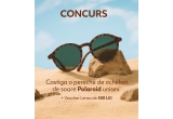 Castiga ochelari de soare Polaroid si un voucher Lensa de 500 lei