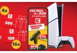 Castiga un PS5 Digital Edition sau vouchere de cumparaturi Kaufland