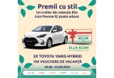 Castiga o mașina Toyota Yaris Hybrid sau vouchere de vacanța de 1000 de euro fiecare