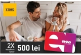 Castiga vouchere eMAG in valoare de 500 lei fiecare