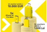 Castiga o vacanta de vis unde vrei tu, un telefon iPhone 16 Pro Max sau vouchere eMAG de 1000 lei fiecare
