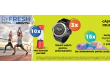 Castiga un ceas inteligent pentru antrenament, un mini blender portabil sau un set antrenament pentru acasa