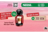 Castiga un espressor Nescafe Dolce Gusto Mini Me sau premii in bani in valoare de 200 lei fiecare