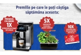 Castiga un espressor automat De'Longhi, o jardiniera smart garden sau vouchere Lidl 