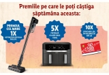Castiga un aspirator vertical Philips, o friteuza Tefal sau vouchere Lidl de 300 lei fiecare