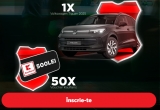 Castiga o masina Volkswagen Tiguan Base sau vouchere Kaufland de 500 lei fiecare