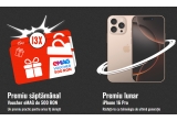 Castiga un telefon iPhone 16 Pro sau vouchere eMAG de 500 lei fiecare
