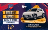 Castiga o mașina moderna, eleganta și foarte economica, un Hyundai KONA Hybrid