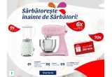 Castiga un robot de bucatarie sau un blender Smeg ori vouchere eMAG de 500 lei sau 300 lei fiecare