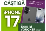 Castiga un telefon iPhone 17 sau un voucher Eta Store de 1.000 lei