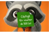 Castiga dintre cele 10 vouchere de cumparaturi in valoare de 500 Lei