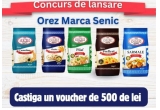 Castiga unul din cele 3 vouchere Senic in valoare de 500 lei fiecare 