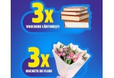 Castiga un voucher la Carturești și un buchet de flori