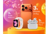 Castiga un telefon iPhone 17 Pro sau un ceas inteligent Apple Watch 11